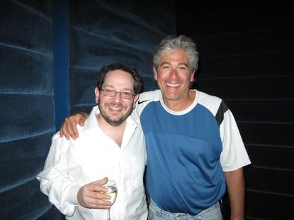 Steve Weinstein & Bobby Levincelebrating their 2009 Cavendish win